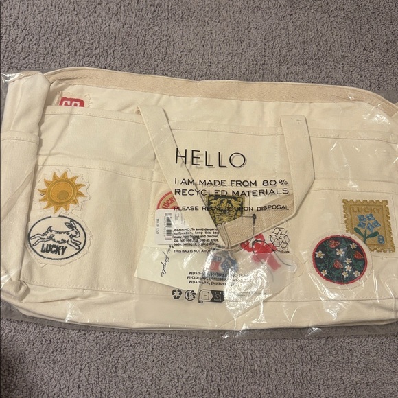 Free People Kiss My Patch Tote Bag - Picture 6 of 7